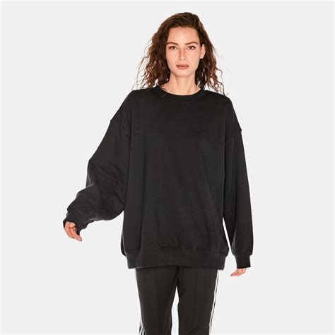 felpa nera oversize